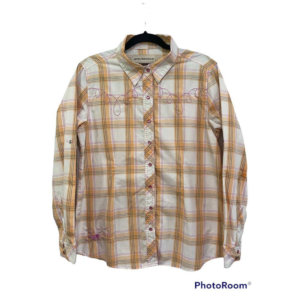 Bit & Bridle Women's Western long-sleeve shirt Size M
